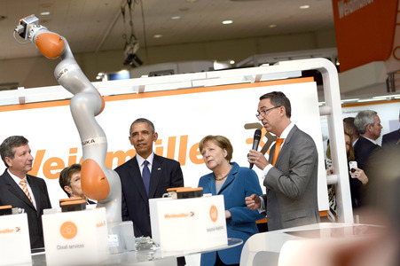 Präsident Obama auf der Hannover Messe 2016