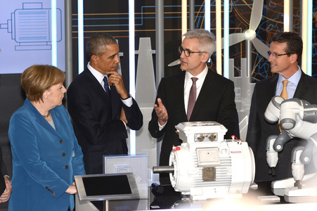 Präsident Obama auf der Hannover Messe 2016