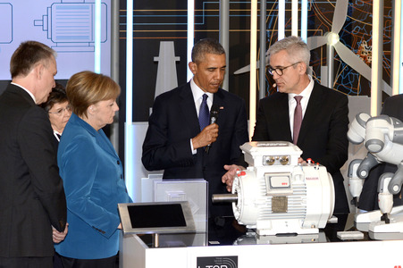 Präsident Obama auf der Hannover Messe 2016