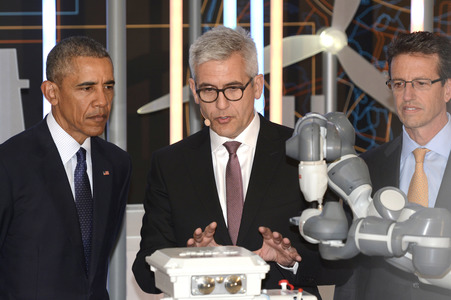 Präsident Obama auf der Hannover Messe 2016