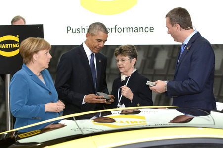 Präsident Obama auf der Hannover Messe 2016