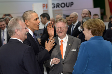 Präsident Obama auf der Hannover Messe 2016