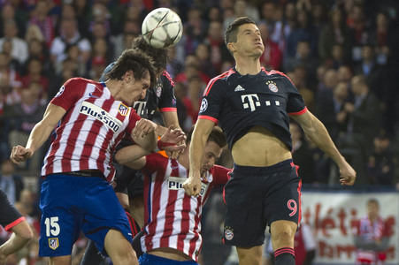 Champions League Halbfinale Atletico Madrid vs Bayern München in Madrid