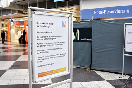 Flughafenstreik in München