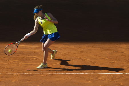 Tennis Match Alizé Cornet vs Victoria Azarenka in Madrid
