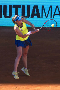 Tennis Match Alizé Cornet vs Victoria Azarenka in Madrid