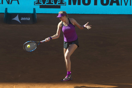 Tennis Match Alizé Cornet vs Victoria Azarenka in Madrid