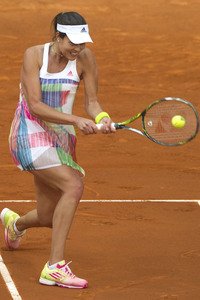 Tennis Match Louisa Chirico vs Ana Ivanović in Madrid