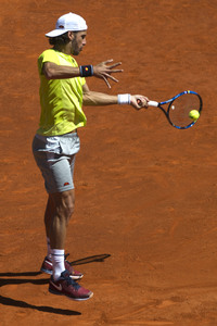 Tennis Match Feliciano López vs Leonardo Mayer in Madrid