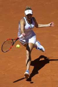 Tennis Match Elena Vesnina vs Petra Kvitová in Madrid