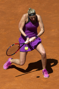 Tennis Match Elena Vesnina vs Petra Kvitová in Madrid
