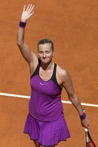 Tennis Match Elena Vesnina vs Petra Kvitová in Madrid
