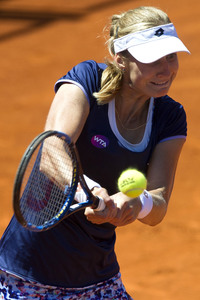 Tennis Match Ekaterina Makarova vs Timea Bacsinszky in Madrid