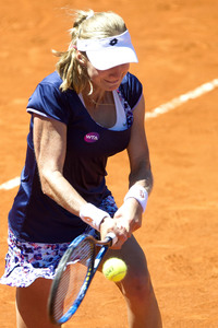 Tennis Match Ekaterina Makarova vs Timea Bacsinszky in Madrid