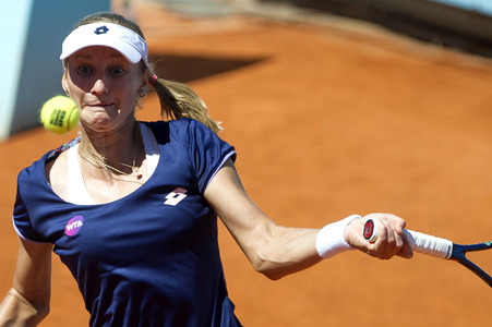 Tennis Match Ekaterina Makarova vs Timea Bacsinszky in Madrid