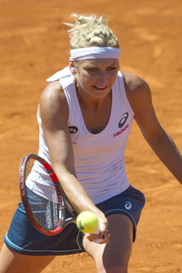 Tennis Match Ekaterina Makarova vs Timea Bacsinszky in Madrid