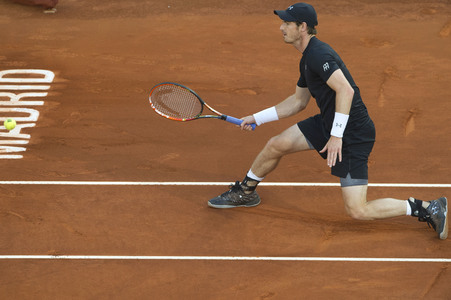 Tennis Match Andy Murray vs Radek Stepánek in Madrid