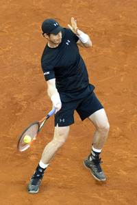 Tennis Match Andy Murray vs Radek Stepánek in Madrid