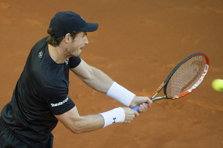 Tennis Match Andy Murray vs Radek Stepánek in Madrid
