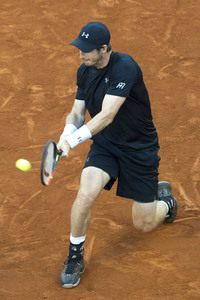 Tennis Match Andy Murray vs Radek Stepánek in Madrid
