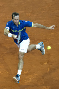 Tennis Match Andy Murray vs Radek Stepánek in Madrid