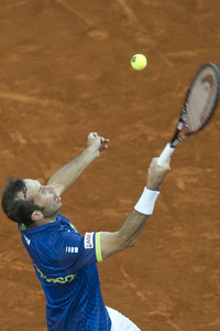 Tennis Match Andy Murray vs Radek Stepánek in Madrid