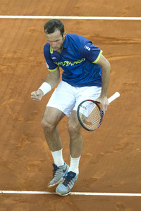 Tennis Match Andy Murray vs Radek Stepánek in Madrid