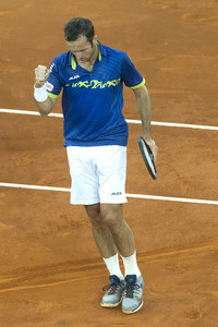 Tennis Match Andy Murray vs Radek Stepánek in Madrid