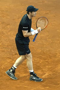 Tennis Match Andy Murray vs Radek Stepánek in Madrid