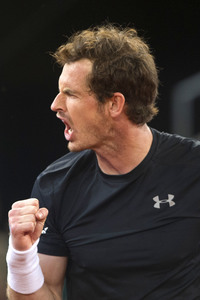 Tennis Match Andy Murray vs Radek Stepánek in Madrid