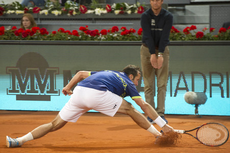 Tennis Match Andy Murray vs Radek Stepánek in Madrid