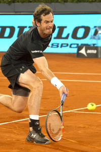 Tennis Match Andy Murray vs Radek Stepánek in Madrid