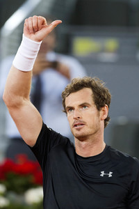 Tennis Match Andy Murray vs Radek Stepánek in Madrid