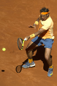 Tennis Match Rafael Nadal vs Andrey Kuznetsov in Madrid