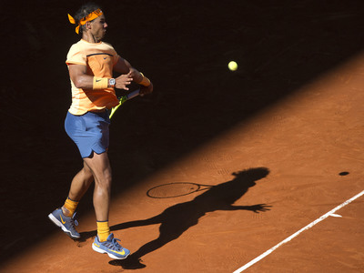 Tennis Match Rafael Nadal vs Andrey Kuznetsov in Madrid