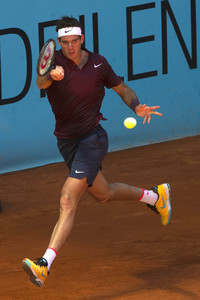 Tennis Match Juan Martin del Potro vs Dominic Thiem in Madrid