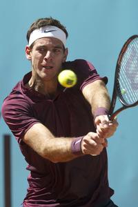 Tennis Match Juan Martin del Potro vs Dominic Thiem in Madrid