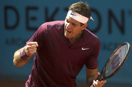 Tennis Match Juan Martin del Potro vs Dominic Thiem in Madrid