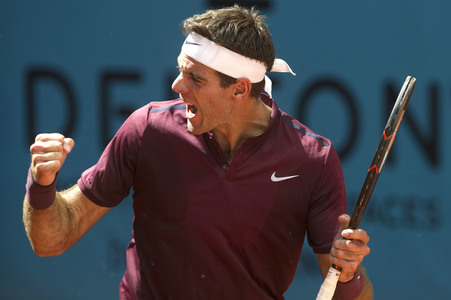 Tennis Match Juan Martin del Potro vs Dominic Thiem in Madrid