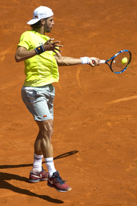 Tennis Match Roberto Bautista Agut vs Feliciano López in Madrid