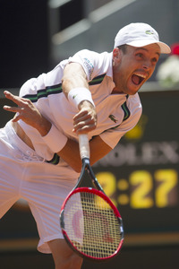 Tennis Match Roberto Bautista Agut vs Feliciano López in Madrid