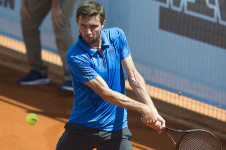 Tennis Match Pablo Carreno Busta vs Gilles Simon in Madrid