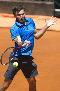 Tennis Match Pablo Carreno Busta vs Gilles Simon in Madrid