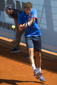 Tennis Match Pablo Carreno Busta vs Gilles Simon in Madrid