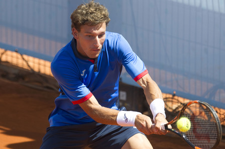 Tennis Match Pablo Carreno Busta vs Gilles Simon in Madrid