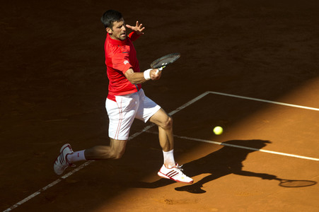 Tennis Match Borna Ćorić vs Novak Djokovic in Madrid
