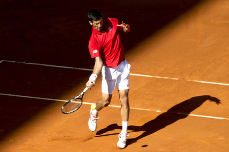 Tennis Match Borna Ćorić vs Novak Djokovic in Madrid