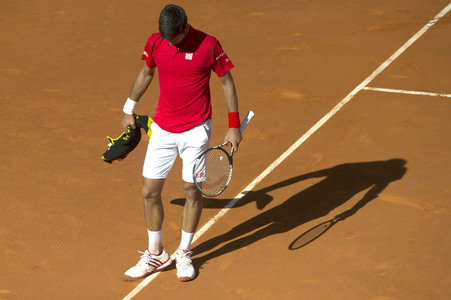 Tennis Match Borna Ćorić vs Novak Djokovic in Madrid