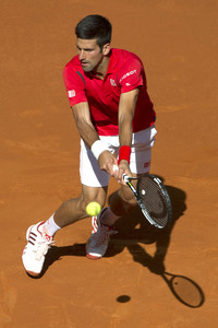Tennis Match Borna Ćorić vs Novak Djokovic in Madrid