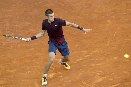 Tennis Match Borna Ćorić vs Novak Djokovic in Madrid